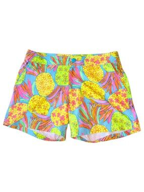 Chubbies The Hooligans Neon Pineapple Swim Trunks Womens Size Medium